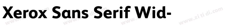 Xerox Sans Serif Wid字体转换 Xerox Sans Serif Wid字体转换